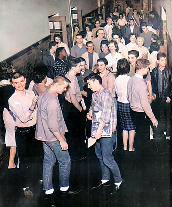 Busy Hallway